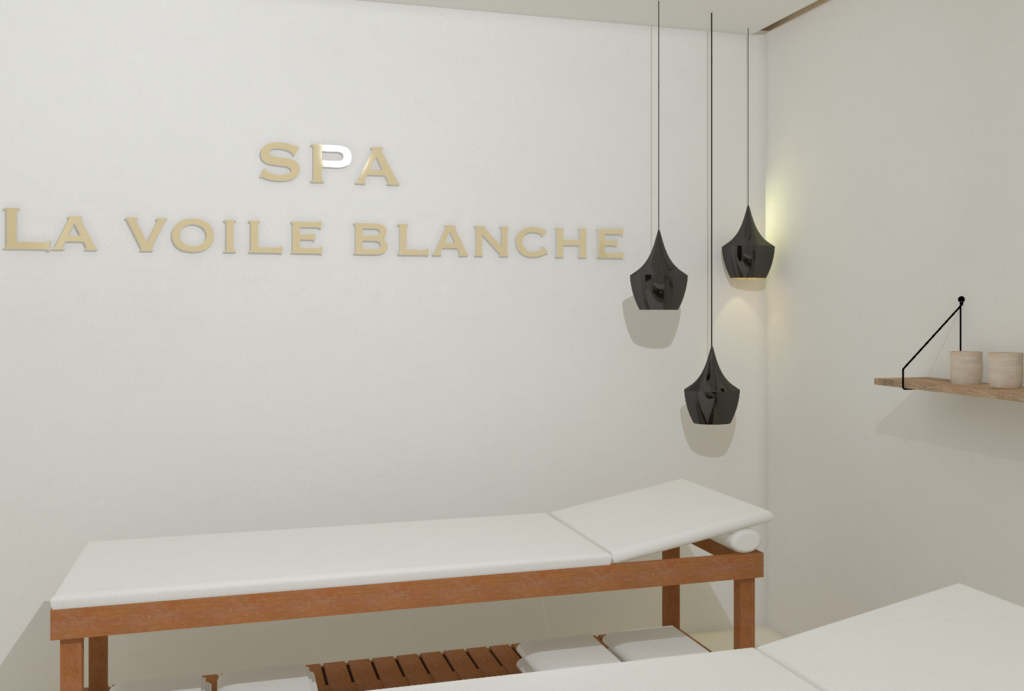 Hôtel / Restaurant visuel 3D de la salle de massage